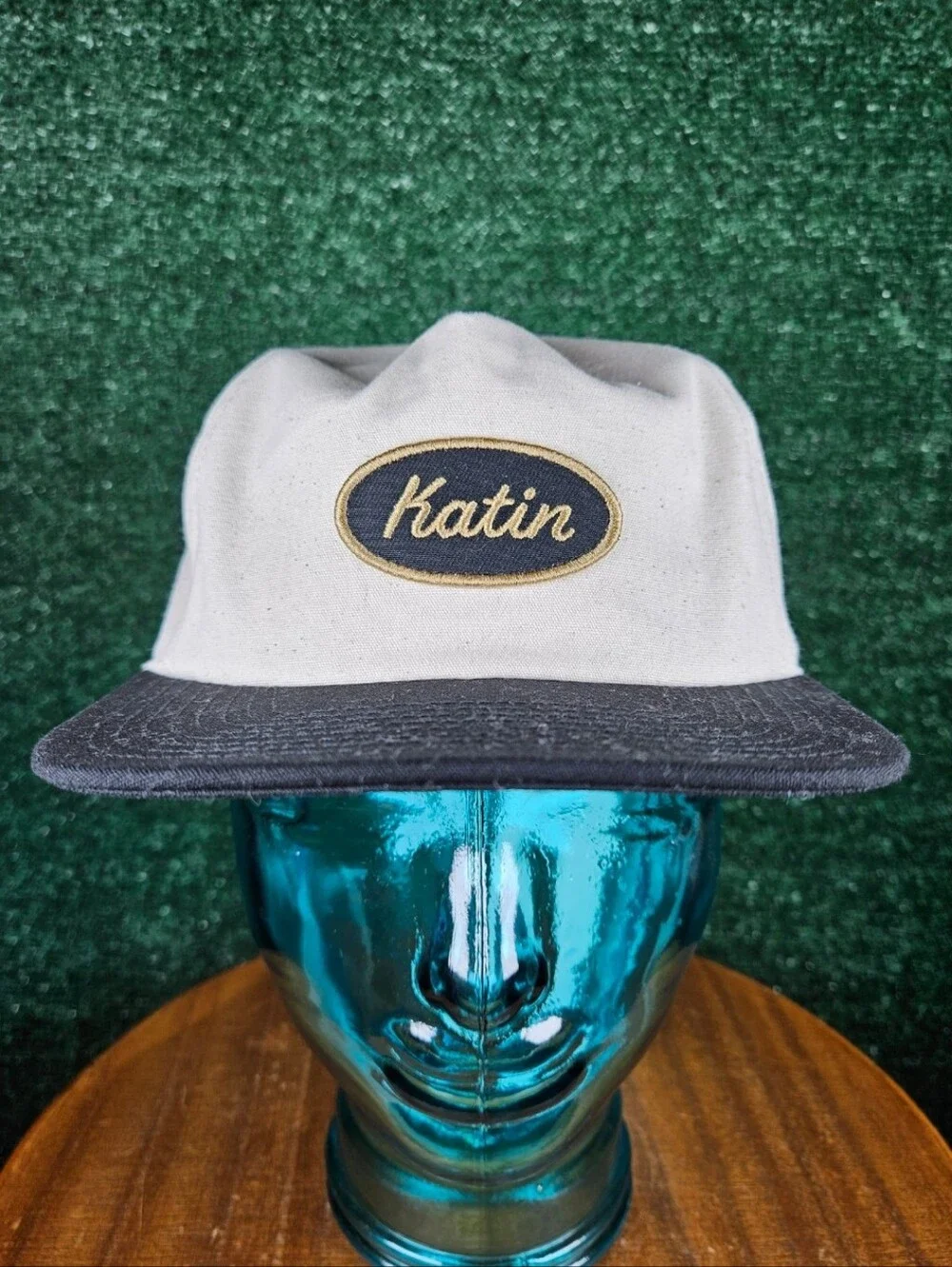 NWT Katin Two-Tone Canvas Snapback Hat / Size - OSFM / Ivory & Black